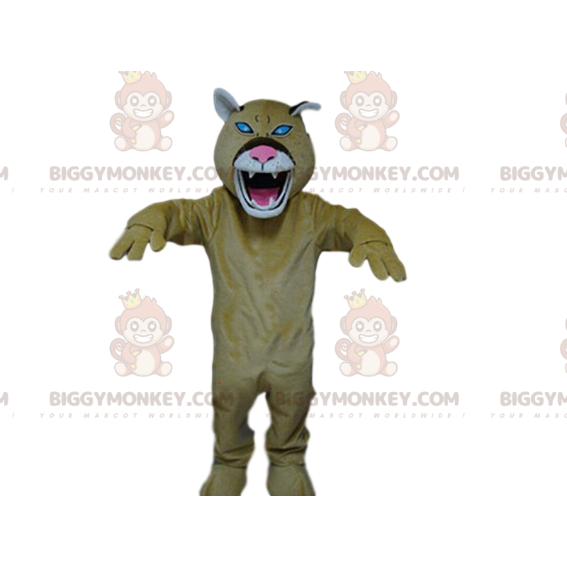 BIGGYMONKEY™ mascottekostuum brullende tijger, tijgerkostuum
