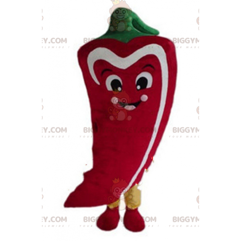 Kostým maskota chilli papričky BIGGYMONKEY™, kostým papriky
