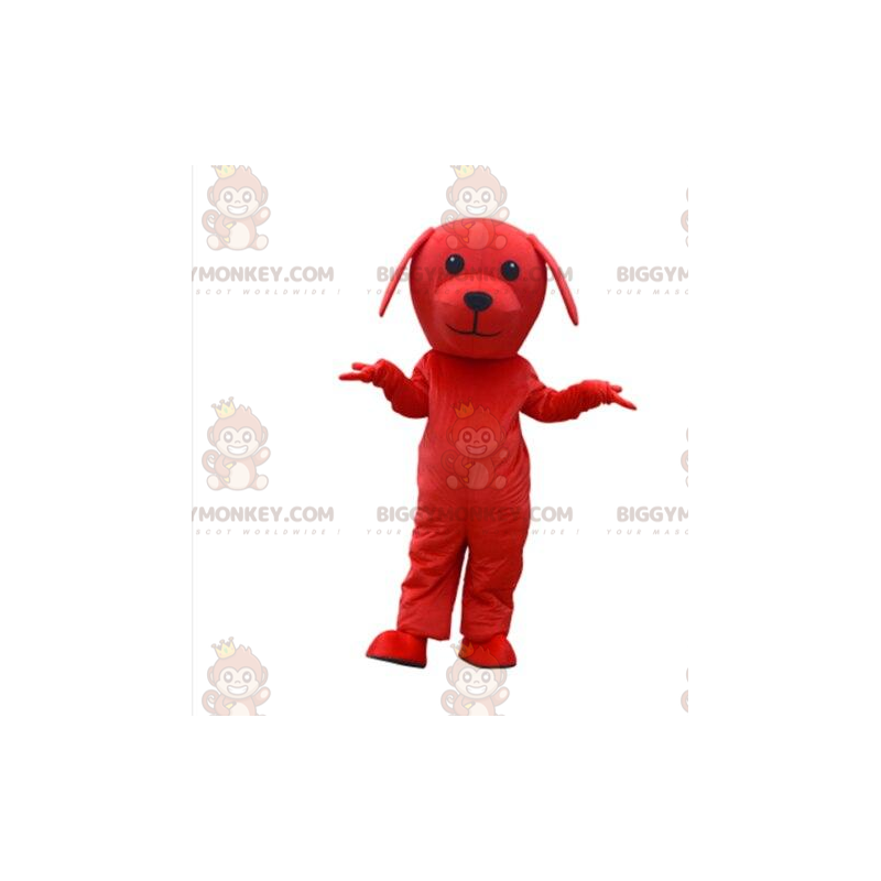 Disfraz de mascota de perro rojo BIGGYMONKEY™, disfraz de