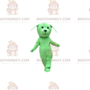 Disfraz de mascota de perro verde BIGGYMONKEY™, disfraz de