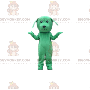 Costume da cane verde, costume da mascotte da cagnolino
