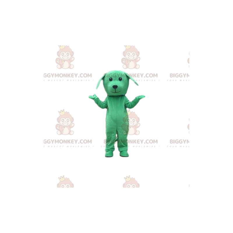 Groen hondenkostuum, Doggie BIGGYMONKEY™ mascottekostuum, groen