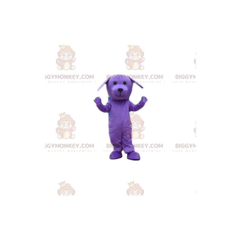 Lilla hund BIGGYMONKEY™ maskot kostume, lilla kostume, lilla
