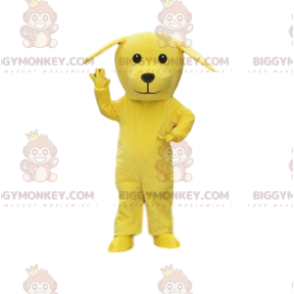 Maskotka żółty pies BIGGYMONKEY™, olbrzymi kostium psa, żółte