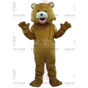 Brauner Teddybär BIGGYMONKEY™ Maskottchenkostüm, Bärenkostüm