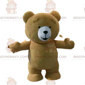 Costume de mascotte BIGGYMONKEY™ de gros nounours marron