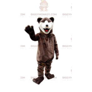 Costume da mascotte Bear BIGGYMONKEY™, costume da orso bruno