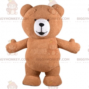 Costume de mascotte BIGGYMONKEY™ de gros nounours marron