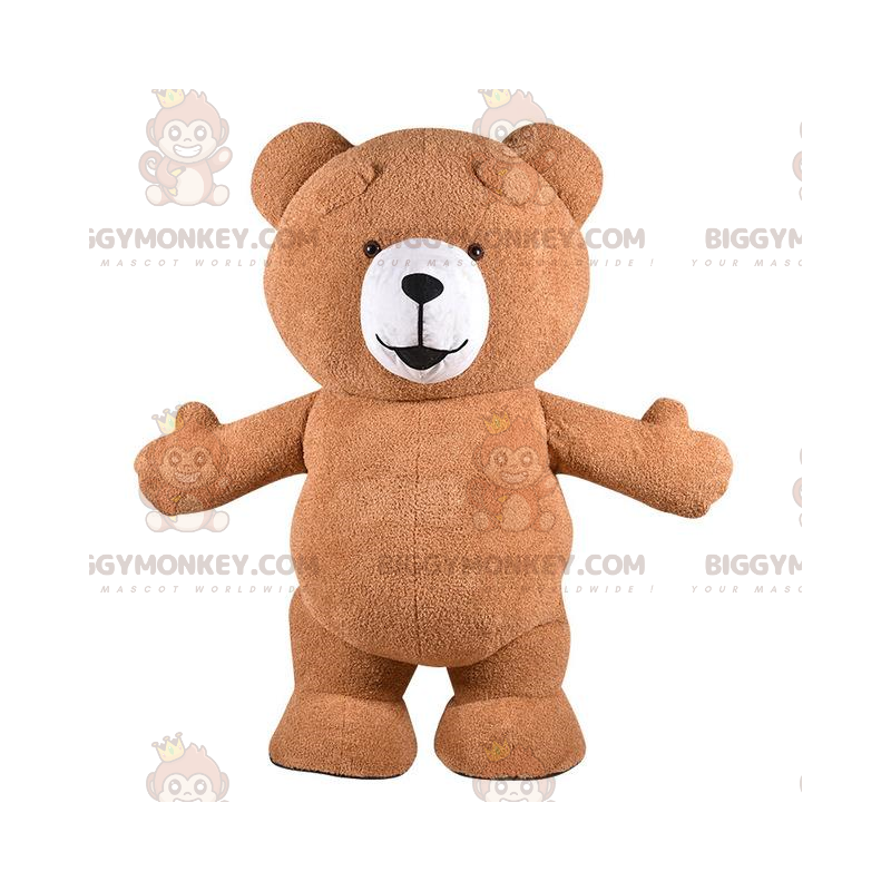 Fantasia de mascote Big Brown Teddy BIGGYMONKEY™, Fantasia de