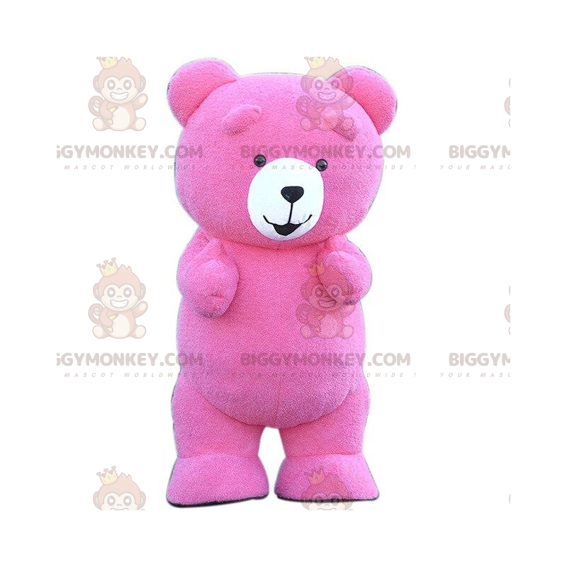 Fantasia de mascote Big Pink Teddy BIGGYMONKEY™, Fantasia de