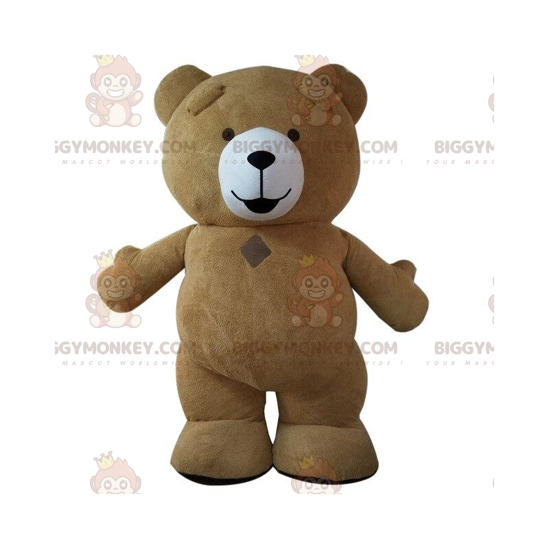 Big Brown Bear BIGGYMONKEY™ Maskottchen-Kostüm, Brauner