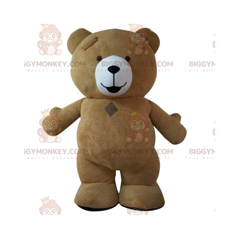 Στολή μασκότ Big Brown Bear BIGGYMONKEY™, Καφέ αρκουδάκι -