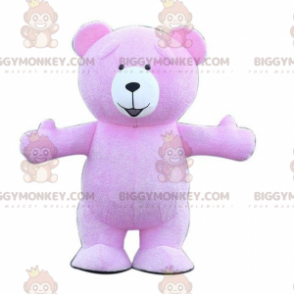 BIGGYMONKEY™ Inflatable Purple Teddy Bear Mascot Costume