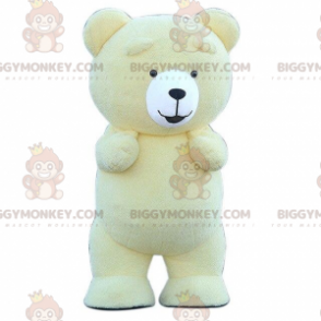 Aufblasbares gelbes Teddy BIGGYMONKEY™ Maskottchen-Kostüm