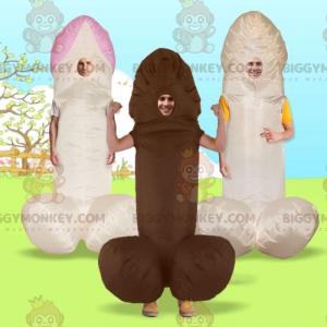 3 peni Mascotte di BIGGYMONKEY™, set di 3 falli giganti, pene