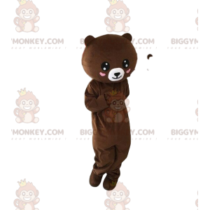 BIGGYMONKEY™ fantasia de mascote ursinho de pelúcia com