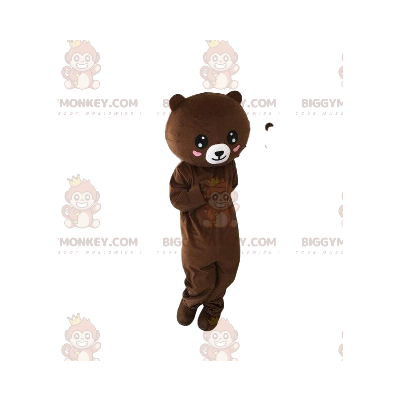 BIGGYMONKEY™ mascottekostuum pluche teddybeer met hartjes