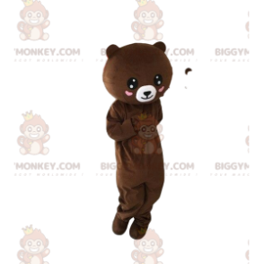 Costume de mascotte BIGGYMONKEY™ de nounours en peluche avec