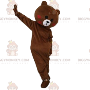 Καφέ αρκουδάκι BIGGYMONKEY™ μασκότ στολή, στολή αρκούδας