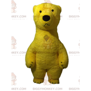 Disfraz de mascota inflable Yellow Teddy BIGGYMONKEY™, disfraz