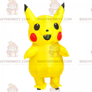 Kostým maskota BIGGYMONKEY™ Pikachua, slavného žlutého Pokémona