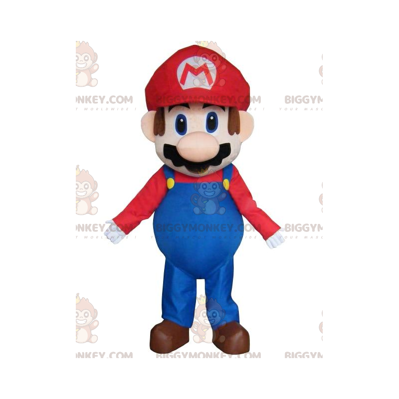 Mario's BIGGYMONKEY™ maskotdräkt, berömd rörmokare från