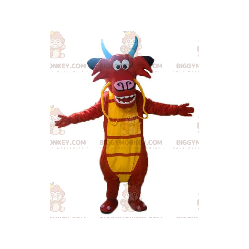 Costume de mascotte BIGGYMONKEY™ de Mushu, le dragon dans