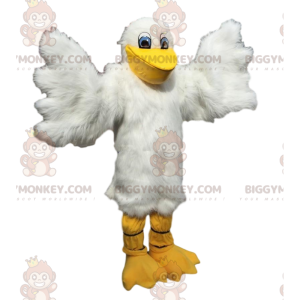 Costume da mascotte Pelican BIGGYMONKEY™, costume da gabbiano