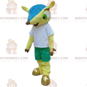 Fuleco Beroemd gordeldier BIGGYMONKEY™ mascottekostuum WK