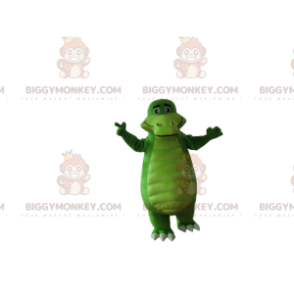 Traje de mascote de crocodilo verde BIGGYMONKEY™, traje de