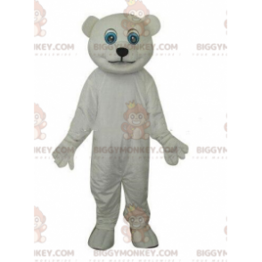 Costume de mascotte BIGGYMONKEY™ d'ours blanc, Costume de