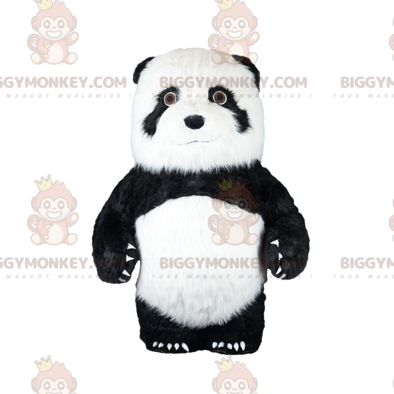 BIGGYMONKEY™ maskotkostume af sort og hvid panda, asien