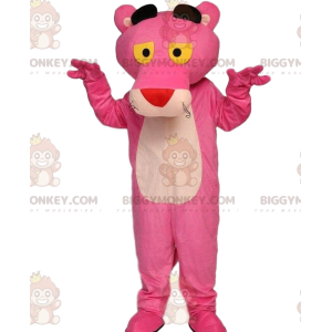 Berömd seriefigur BIGGYMONKEY™ Pink Panther Mascot-dräkt -