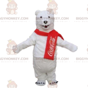 Fantasia de mascote de urso polar BIGGYMONKEY™, fantasia de