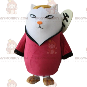 Costume de mascotte BIGGYMONKEY™ de gros chat en tenue