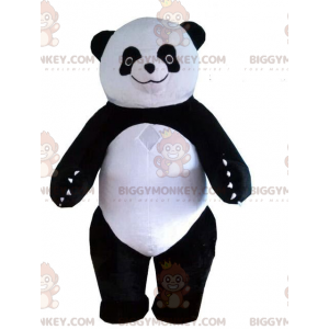 Kostým maskota BIGGYMONKEY™ černé a bílé pandy, kostým