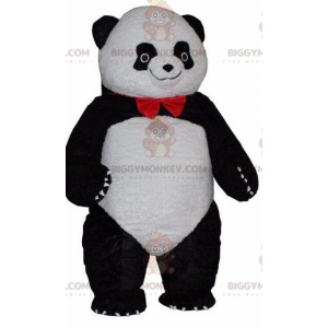 BIGGYMONKEY™ Maskottchenkostüm aus schwarz-weißem Panda