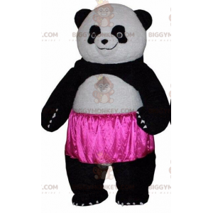 BIGGYMONKEY™ Panda-Maskottchen-Kostüm mit Tutu, asiatisches