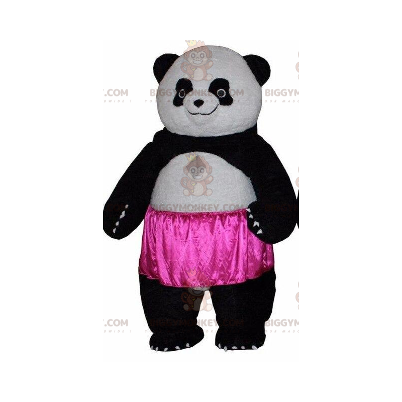 Στολή μασκότ panda BIGGYMONKEY™ με tutu, στολή αρκούδας της