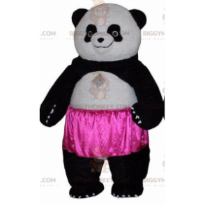 Disfraz de mascota panda BIGGYMONKEY™ con tutú, disfraz de oso
