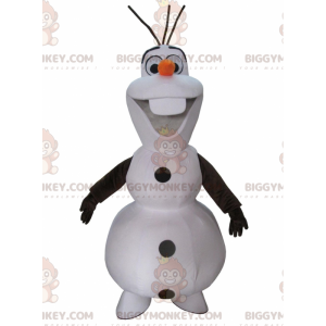 Traje de mascote BIGGYMONKEY™ de Olaf, famoso boneco de neve de