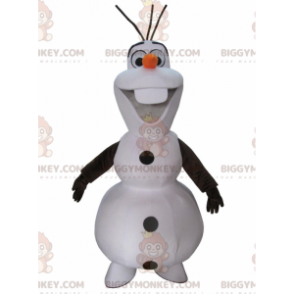 Costume de mascotte BIGGYMONKEY™ d'Olaf, bonhomme de neige de