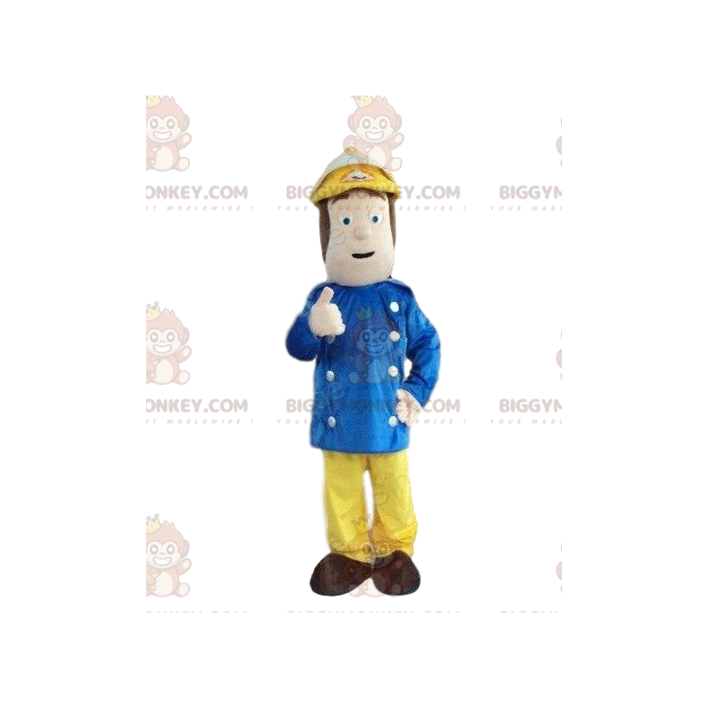 Fireman BIGGYMONKEY™ Mascot Costume, Fire BIGGYMONKEY™ Mascot
