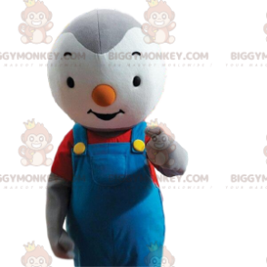 Disfraz de mascota BIGGYMONKEY™ de Tchoupi, el pingüino de