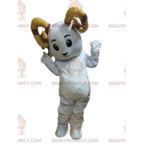 Costume da mascotte da pecora BIGGYMONKEY™, costume da capra