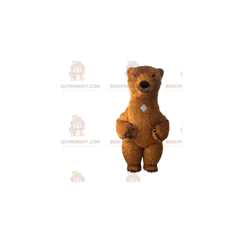 Big Brown Bear BIGGYMONKEY™ Mascot Costume, Giant Teddy Bear