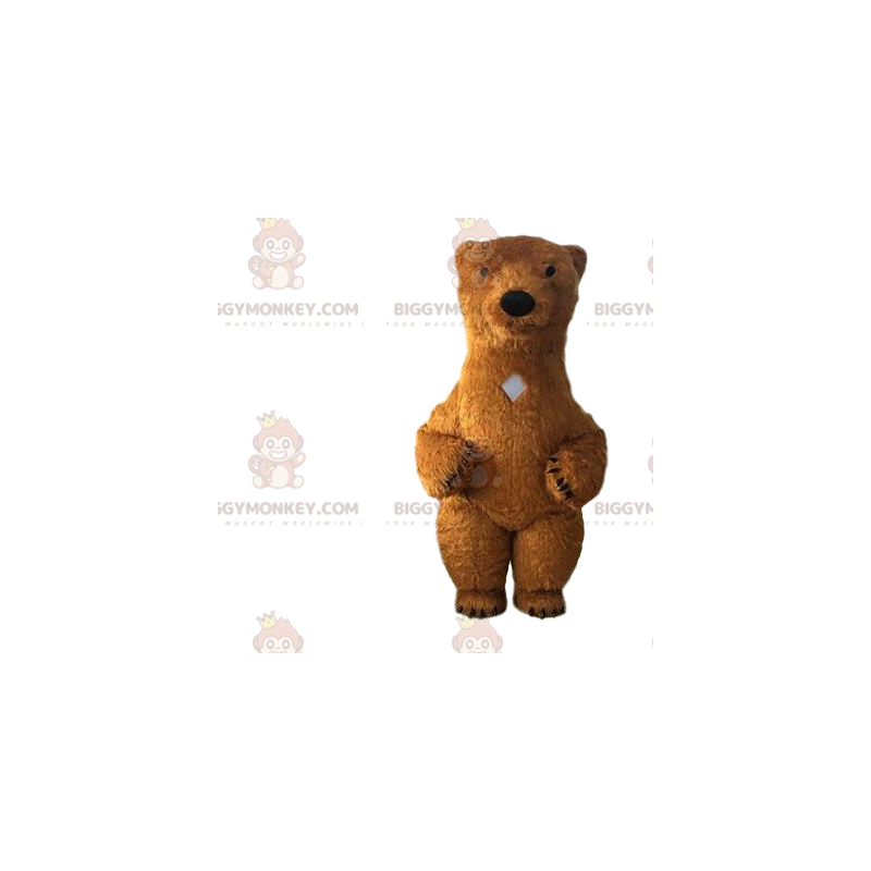 Traje de mascote Big Brown Bear BIGGYMONKEY™, Traje de ursinho