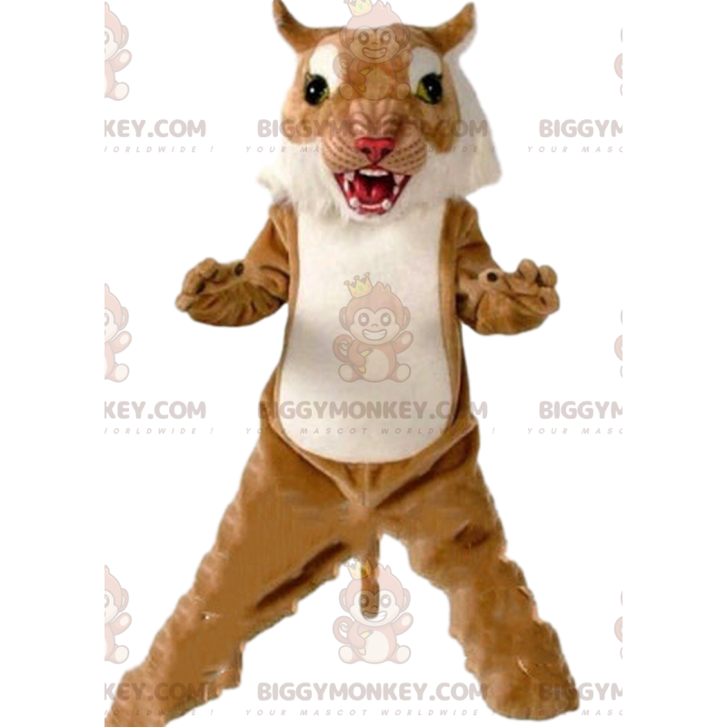Maskotka Ostra puma BIGGYMONKEY™, kostium tygrysa, przebranie