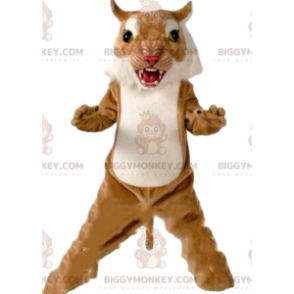 Fierce puma BIGGYMONKEY™ mascot costume, tiger costume, feline