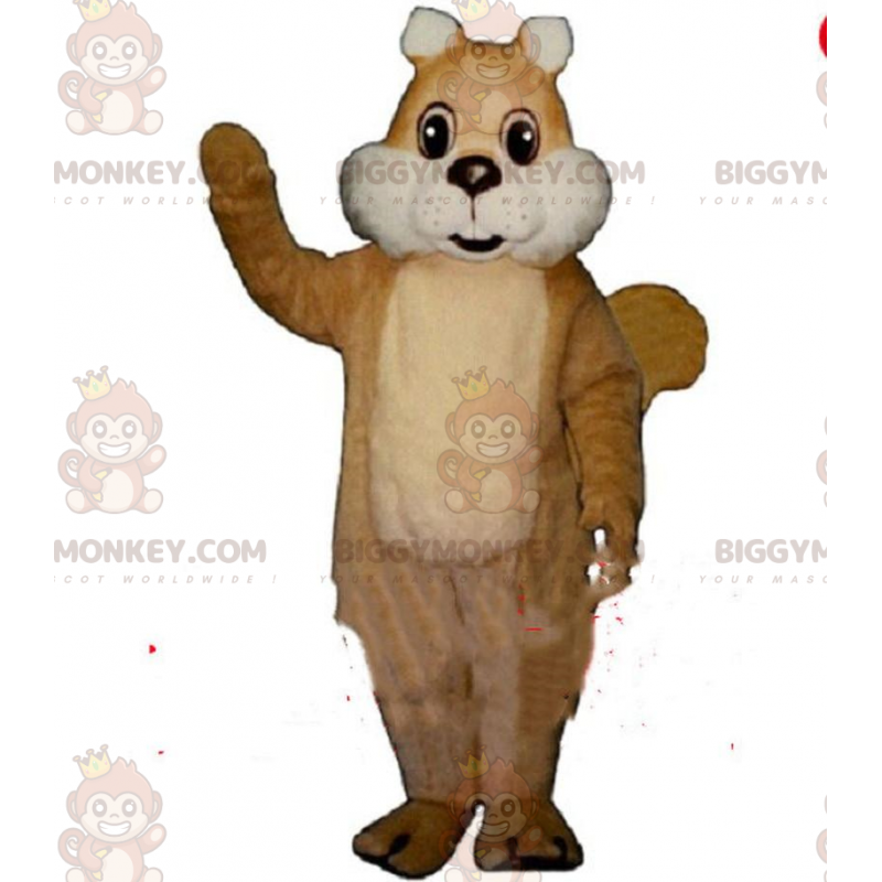 Costume de mascotte BIGGYMONKEY™ d'écureuil marron, costume des